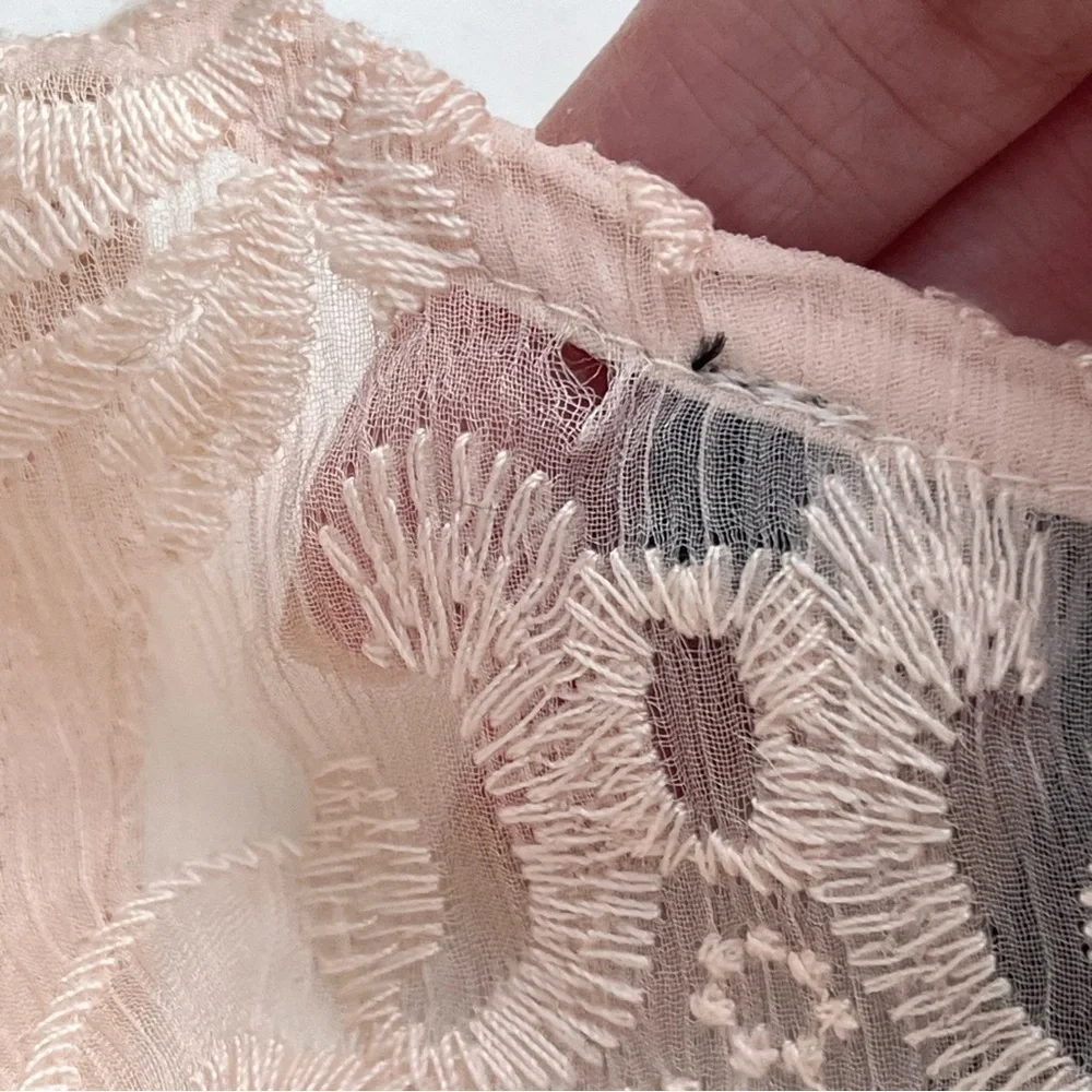Forever 21 Beige Lace Romper Womens S Y2K Coquette Fairy Whimsical Babydoll Boho